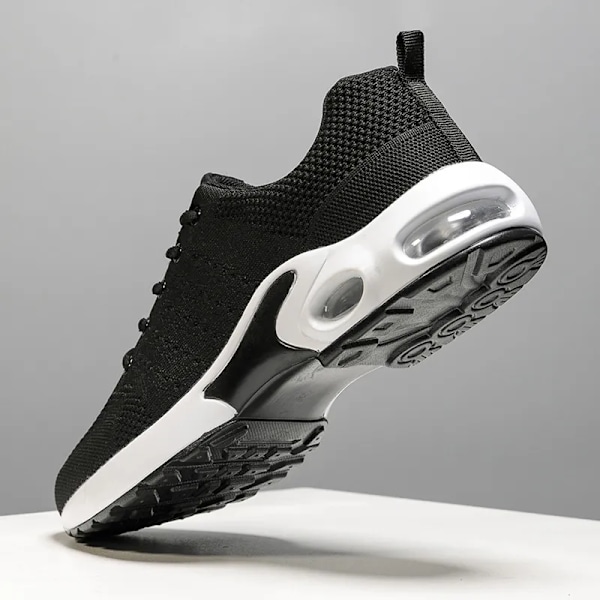 Nya 2023 Män Löpare Skor Andas Utomhus Sport Skor Lättviktiga Sneakers För Kvinnor Bekväm Idrottsutbildning 8702black gray 38