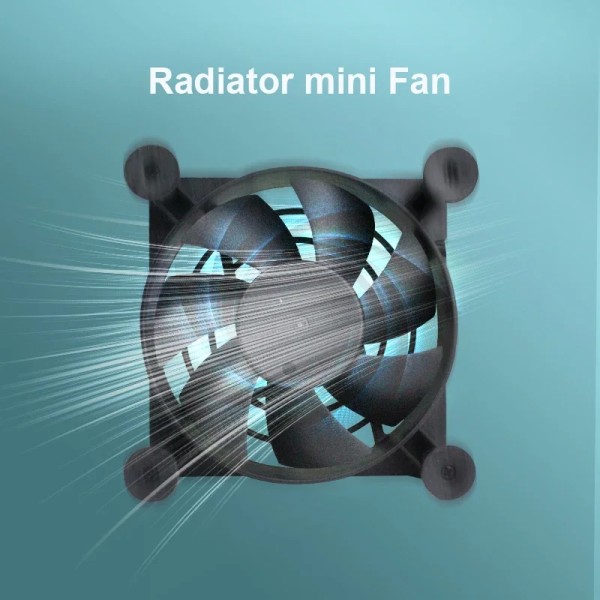 Mini Ventilateur de Refroidissement USB Amélioré Anti-Vibration, Super Silencieux, för Décodeur Android TV Upgrad Radiator Fan