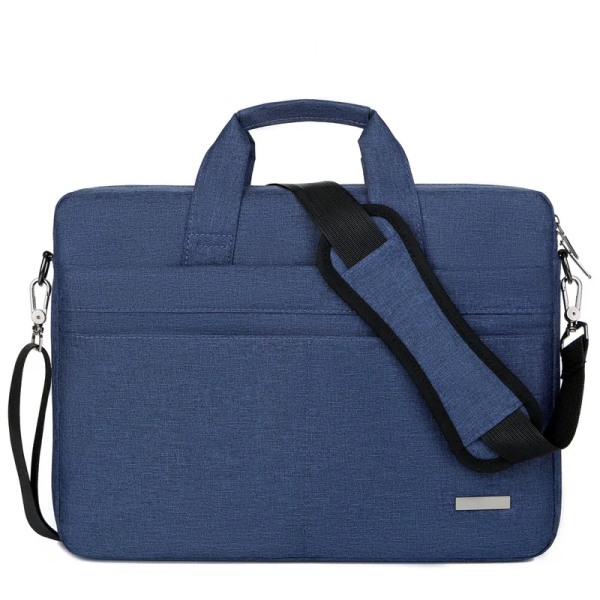 Laptopväska case Axelhandväska Notebookväska Portföljer för 13,3 14 15,6 17,3 tums Macbook Air Pro HP Huawei Asus Dell Model1-blue 13.3 inch