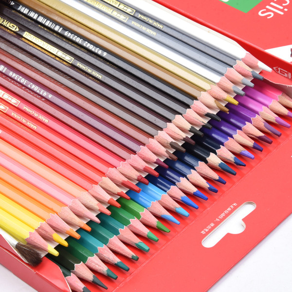 48 st/ set akvarellpennor, professionella färgpennor för vuxna och tonåringar, premiumkonsttillbehör för färgning, blandning och skiktning 48 Colors