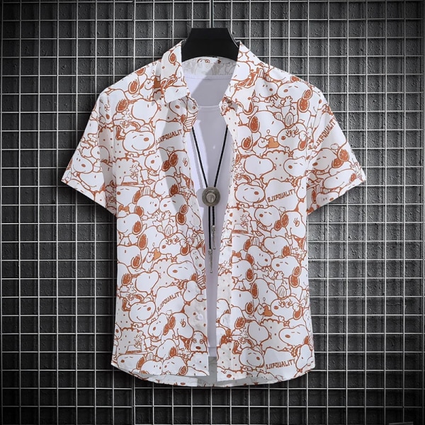 【14 färger】 Tropisk printed tröja för män unisex casual toppar C72 light grey M-40-50kg