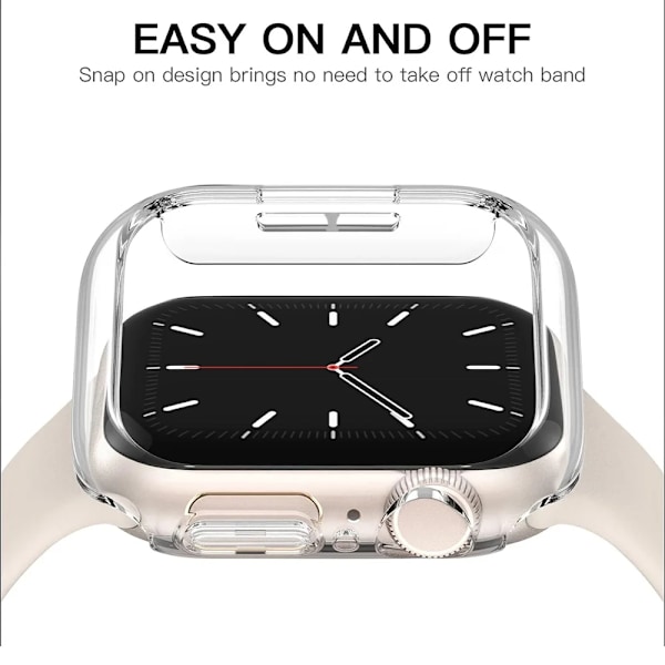 Fodral för Apple Watch 10 42mm 46mm Matt Hård PC Ihålig Stötfångare Skyddande Ramskal Cover Iwatch Serie 10 46/42 Tillbehör silver Series 10 42MM