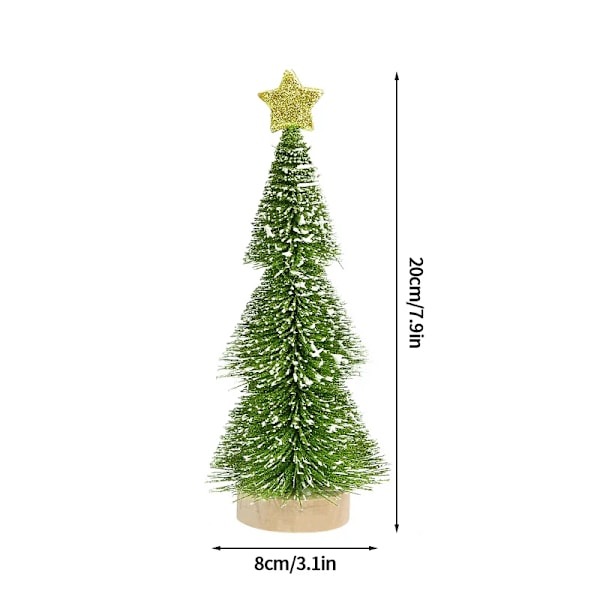 Miniatyyri Tekojoulukuusi Työpöydän Koriste Koristeet Joulujuhlat Huoneen Sisustus Navidad Diy Juhlat Xmas Koriste Rekvisiitta green 20cm