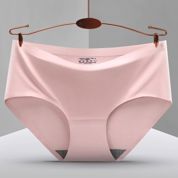 Damunderkläder Antibakteriella kalsonger i silke bomull damunderkläder kvinnlig casual Flickor trosor damkalsonger Plus-size Pink XL