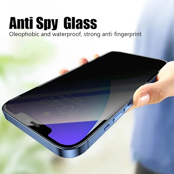 Anti Spy Skärmskydd För Iphone 14 13 12 11 Pro Max 13 Mini Integritetsskyddande Glas För Iphone 14 8 Plus Xr Xs Max Se 2022 For iPhone 11 1PC Anti Spy Glass