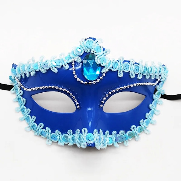 Masquerade Karneval Fest Maske Cosplay Anime Venetiansk Øjen Maske Cosplay Prom Rekvisit Natklub Ansigtsmaske Kostume Til Kvinder Mænd Black-null