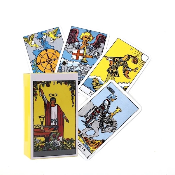 Hot Sell Rider Waite Tarot Kort Spådom Personlig Brug Tarot Deck Fuld Engelsk Spansk Version Oracles Deck til Pige Brætspil Spanish Version