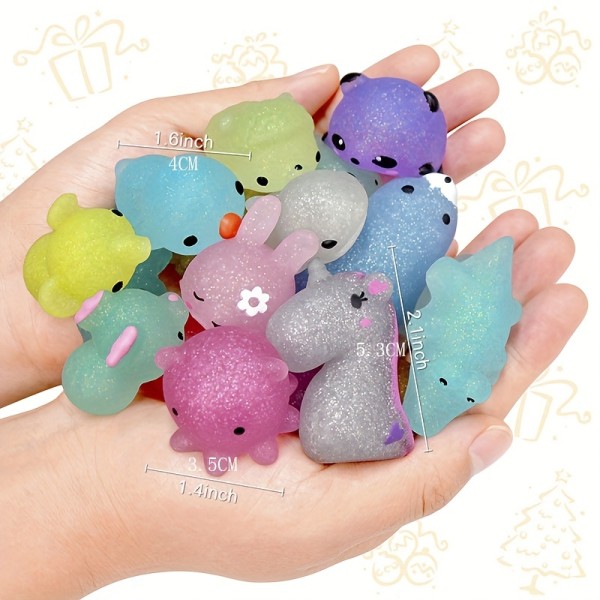Nya Mochi Squishies Kawaii Anima Squishy leksaker för barn Antistress Ball Squeeze Party gynnar stress relief för födelsedag 5pcs