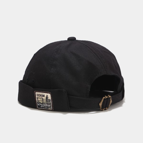 Hatt Kvinnors Vår Ny Retro Beanie Melon Fur Hat Koreansk Version Av Alla Hyresvärder Hat Male Street Hip Hop Yuppie Hat Black Adjustable