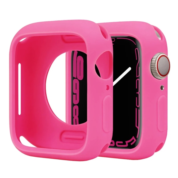 Candy Soft Case för Apple Watch Cover 8 7 6 Se 5 4 8Ultra 45mm 42mm 38mm Skydd Iwatch Series 44mm 40mm 41mm Bumper 01 brabie pink Series 123 38MM