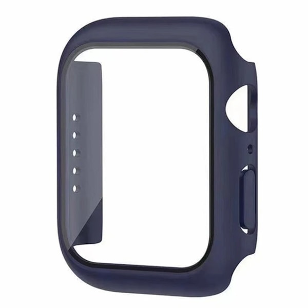 Karkaistu lasi Apple Watchille 9 8 7 41mm 45mm 42mm 38mm PC-puskuri Näytönsuoja Kotelo Iwat Sarja 6 5 4 Se 44mm 40mm 15 Midnight Blue Series456 SE 44MM