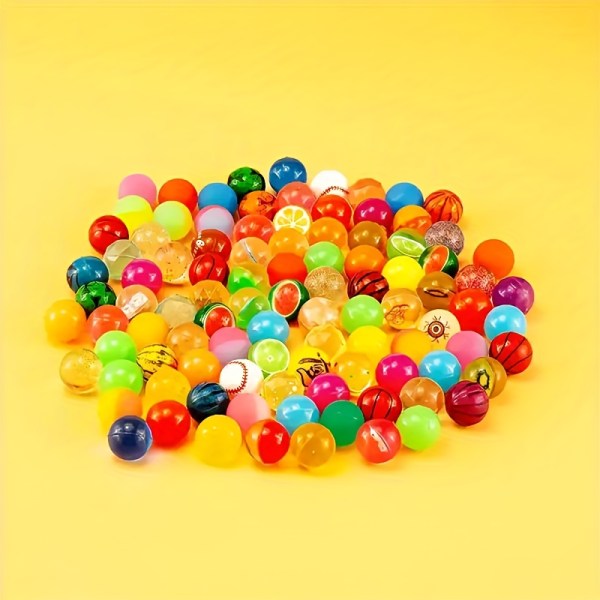 10 st Utomhus små hoppbollsleksaker, olika färgglada flytande bollar med olika mönster, små presenter för barnkalas, dekorativa födelsedagsfester 10pcs