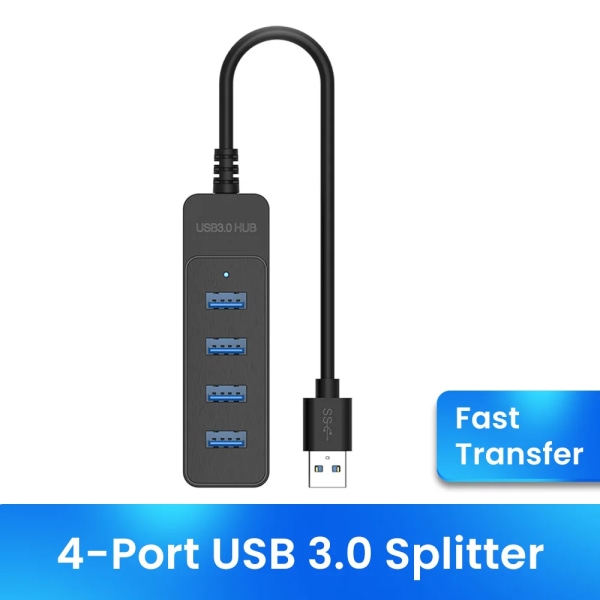 -Airies répartiteur USB 3.0, USB 2.0, 4ports, adaptateur secteur de type C, extenseur multiple S6, tillbehör informatiques Type C
