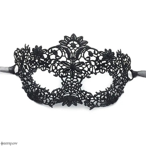 Halloween Mask Sexiga Spets Velvet Material Mask Party Kostym Masquerade Mask Unisex Halloween Gåvor Black Eye Mase Cosplay- Name FAC2287XHL
