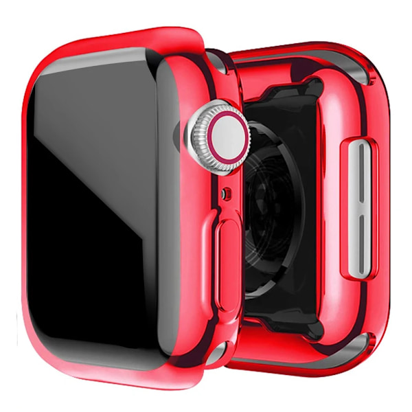 Skærmbeskyttelse til Apple Watch Case 45Mm 41Mm 44Mm 40Mm 42Mm 38Mm Fuld Tpu Stødpude Dækning Tilbehør I Watt Serie 9 8 7 Se 63 Red Series 1 2 3 42MM