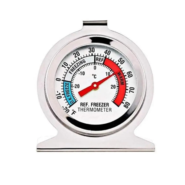 1~20 stk. rustfrit stål mini køleskab termometer temperatur sensor skive høj nøjagtighed køleskab fryser -30 til 300 °C til hjemmet Style A 3pcs