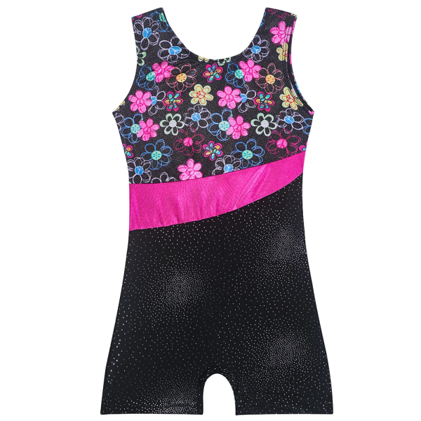 Gymnastik för flickor Leotards Toddler Unitard Biketardkläder Söt barn Tumlande Danskläder Ärmlös träning Danskläder 746-4 110cm