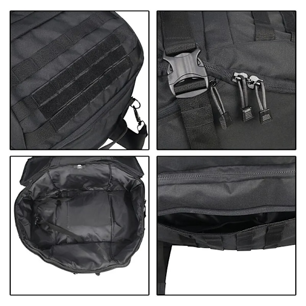 LQARMY 60L 80L Camping Rygsække Mænd Taktisk Rygsæk Molle Vandring Rejse Klatring Rygsæk Sports Fitness Taske XL Black Multicam