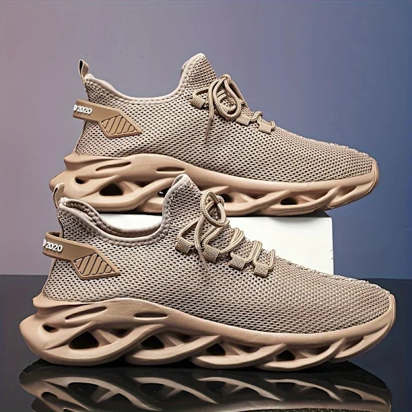 Sneakers til mænd - Casual sko - Sneakers til mænd - Tilbud - Urban Man Sneakers til mænd 2024 - Casual sportssko - Original sportssko - Deler ud til mænd 0013-Khaki 39