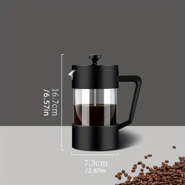 Brygg utsökt kaffe hemma med denna 1st kaffebryggare - 350/600/1000 ml kapacitet! 1000ML