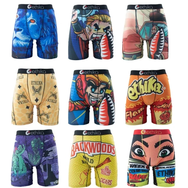 Herr Underkläder Boxers Printed Herr Trosor Underkläder Herr Kalsonger Boxershorts Trunks Plus Size Andas Herr Boxers 1044 M