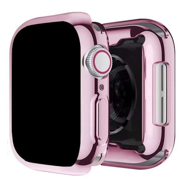 Tpu-kuori Apple Watch Fallille 45 mm 41 mm 44 mm 40 mm 42 mm 38 mm Täysi puskuri Näytönsuoja Iw Sarjalle 9 8 7 Se 6 4 3. Rose Gold 44mm Series 4 5 6 SE