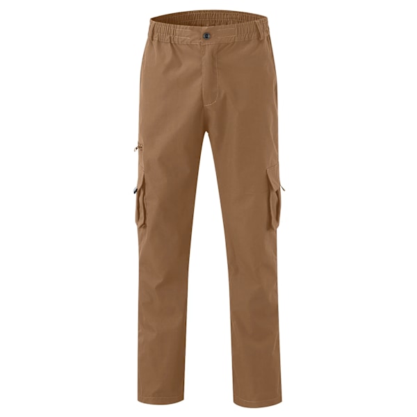 Sweatbyxor Män Jogger Cargo Byxor Casual Multi Pockets Militära Taktiska Byxor Taktiska Last Baggy Byxor Män beige 4XL