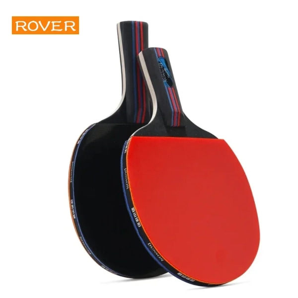 Bordtennisracket Professionell pingisracket 2st pingisracketsats Set Gummi Högkvalitativ pingispaddel ordinary FL