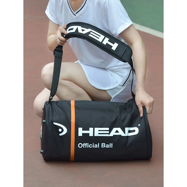 Stor kapacitet Head tennis taske til 100 stk. tennisbolde Spandtaske med varmeisolering Tennisbolde taske Tennis Padel bold Bolsas Black