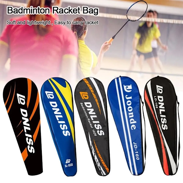 Badminton Ketsjer Taske Enkelt Skulder Oxford Klud Taske Badminton Ketsjer Dæk Ketsjer Organiserende Taske Badminton Sportsudstyr 3