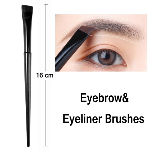 Ultra Detail Eye Makeup Brush Precision Eye Shadow Eyeliner Concealer Makeup Borstar Professionell Tapered Smudge Kosmetiska verktyg Eyebrow liner brush