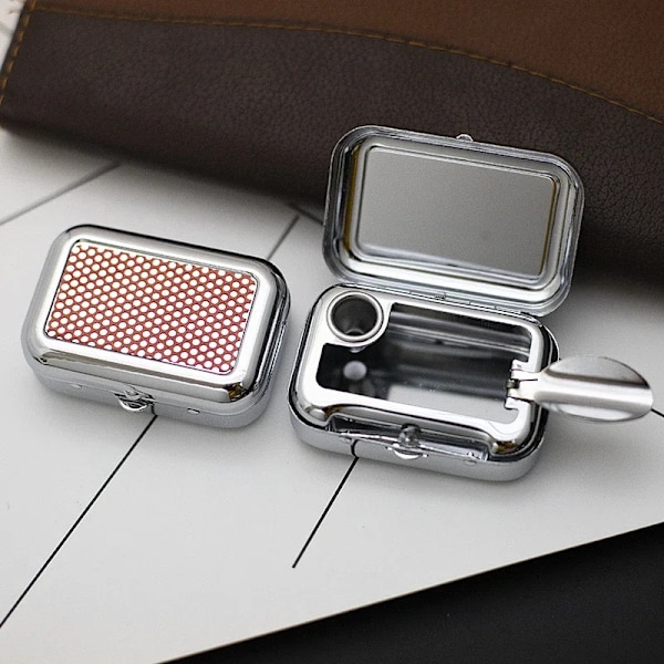 Mini Portable Pocket Askfat, Fashionable Outdoor Resor, Creative Personalisering bullion