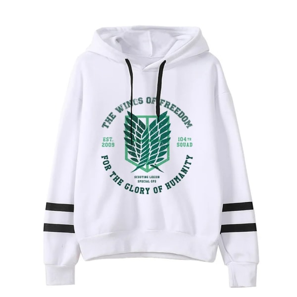 Rolig Shingeki No Kyojin Attack on Titan Cartoon Streetwear Hoodies Herr Cool japansk Anime Manga Sweatshirt Grafisk Hoody Man 32 XL