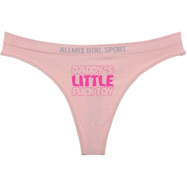 Imee minut isi, seksikäs painatus alusvaatteet naisille söpö alusvaatteet tytöt seksikkäät vaatteet urheilu kuntoilu saumattomat housut bries Pink 1 Chinese Size L