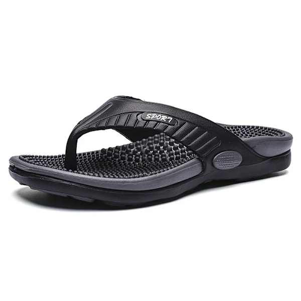 Kesä Miesten Muoti Casual Flip Flops Ulkona Urheilu Ranta Tofflor Red 40