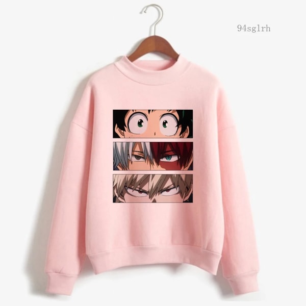 My Hero Academia Anime Hoodies Herr Boku No Hero Academia Casual Sweatshirt Harajuku Lös Hip Hop Streetwear Unisex Toppar Man 10309 L