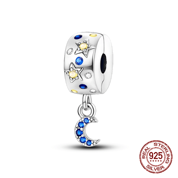 925 Sterling Silver Roder Ankar Blå Kryssningsfartyg Spacer Pärlor Pendlar Charms Fit Pandora Original Armband Diy Rörlighet SCZ6078