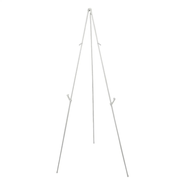 Telescoping Easel Folding Heavy Duty for Outdoor Sketching Paintings Drawing White