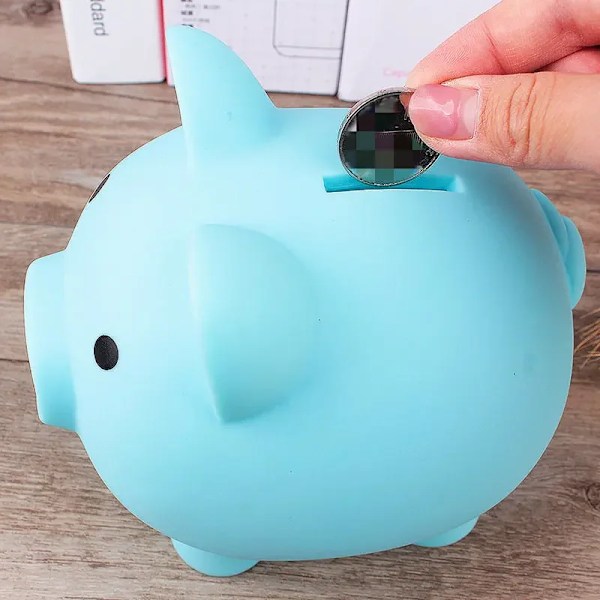 Lasten lelut Lasten rahat Säästölaatikko Raha-laatikot Pankki Piggy Home Sisustus Rahat Säilytys Pieni Piggy Bankan meat 15x12x13.5CM