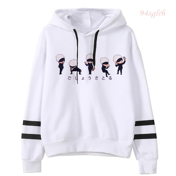 Unisex Jujutsu Kaisen Anime Yuji Itadori Hoodies Herr Harajuku Gojo Satoru Kawaii Manga Grafisk Streetwear Sweatshirts Tröjor 15503 Asian 2XL