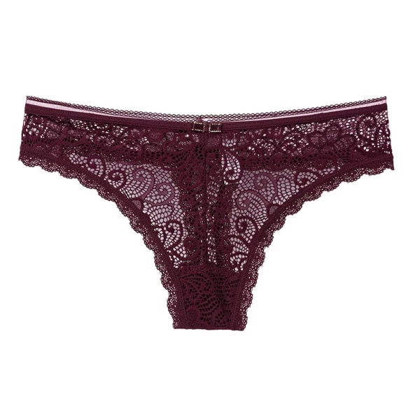 5 st/ set M-XL Kvinnor Spetstrosa G-string Trosor Sexiga Blommiga Underkläder Transparenta Dam Trosor Kvinnliga Kalsonger Underkläder 87490 XL(60-70kg)