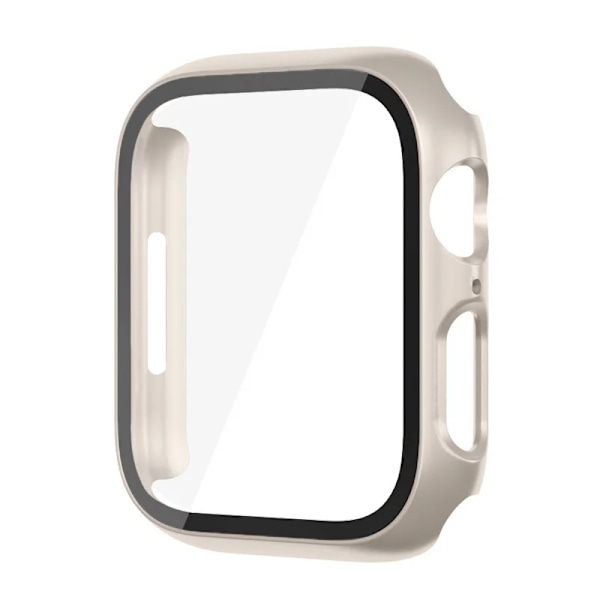 Glass Fall För Apple Klocka 8 7 45Mm 44Mm 41Mm 40Mm Pc Skärm Skärmskydd Täckning Iwatch Series 3/4/5/6/Se/7/8 Smartwatch-Tillbehör Orange 40MM