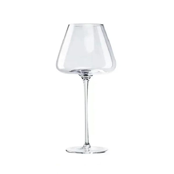 1 st 25 oz champagnebägare, rödvinskristallglas, elegant burgundervin stort glas, perfekt för cocktail Red Pole