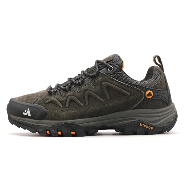 Läder Utomhusvandringsskor för män Turistvandringssneakers Bergsklättringsled Joggingskor för män Factory Outlet Grey 41