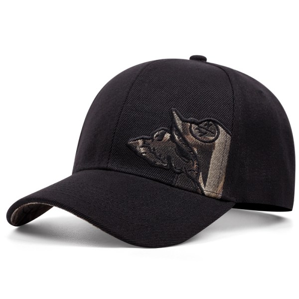 2st Döskallebroderi unisex cap Hip Hop Justerbar Dad Hat Lättviktssvart Golfsolhattar för kvinnor och män Camouflage