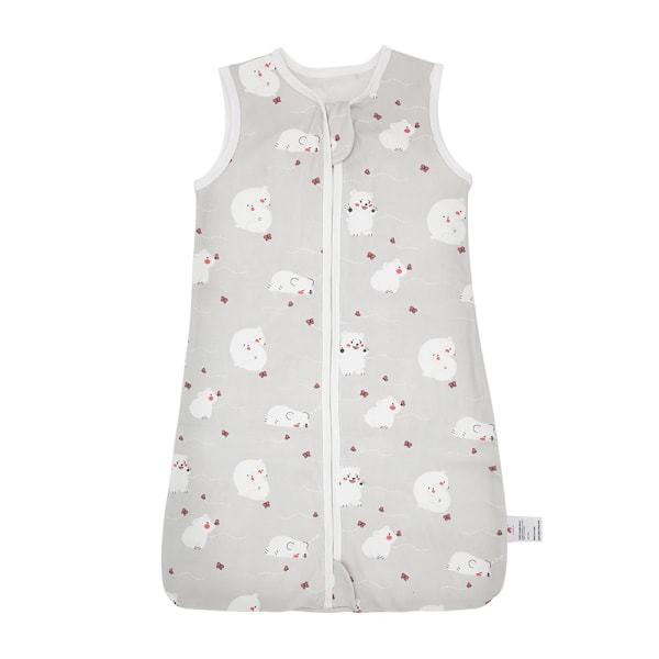 Baby Sovsäck Sommar Tunn Baby Sleepsack Barn Sovkläder Anti-Kick Filt 3-18Månader Stjärnor Himmel Seriefigur Tryck 100% Bomull cute bear 65cm(3-9M)