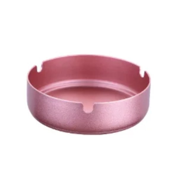 Rostfritt Stål Tjock Asktray Creative Metal Home Office Askfag Pink