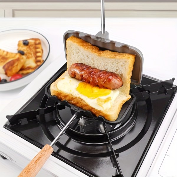 1 st, Smörgåsmaskin, Frukostsmörgåsmaskin, Minipajmaskin, Korvbröd med löstagbara handtag, löstagbar smörgåshållare