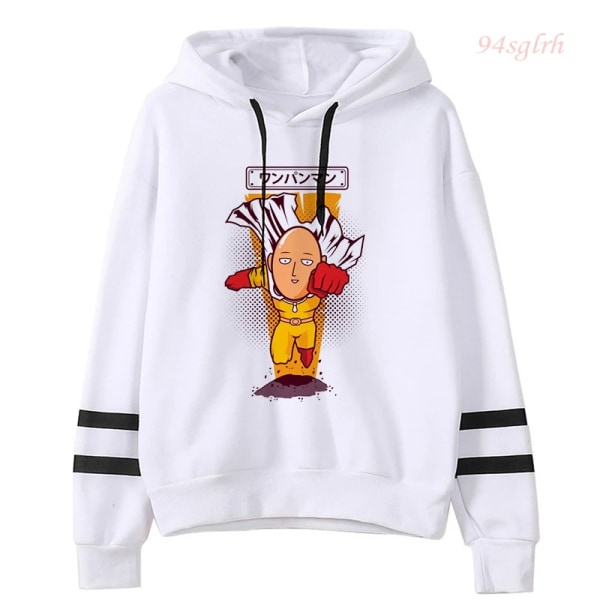 2021 One Punch Man Saitama Sensei Huvtröjor Japanska Anime Sweatshirts Herr Harajuku Manga Grafisk Hoodie Unisex Hip Hop Streetwear 30250 S