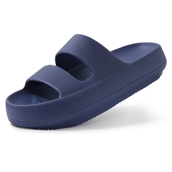 Pallene Bløde Platformsslippers Til Kvinder Letvægts Strandsandaler Sommersko Tykke Hjemmesko Slides Arch Support Ortopædiske Slider Nary 37(23cm)